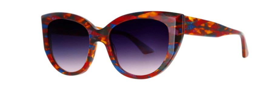 Sunglasses Lafont | Lafont Sun 'Malaga' In Red/6037