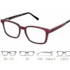 Eyeglasses Gold and Wood | Gold And Wood 'Nodus 01.07' In Burgundy