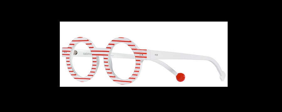 Eyeglasses Sabine Be | Sabine Be 'Be Addict Stripe' In Red