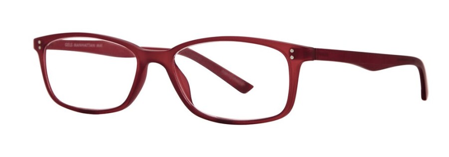 Accessories Scojo | Scojo Gel Manhattan Matte Burgundy +1.75