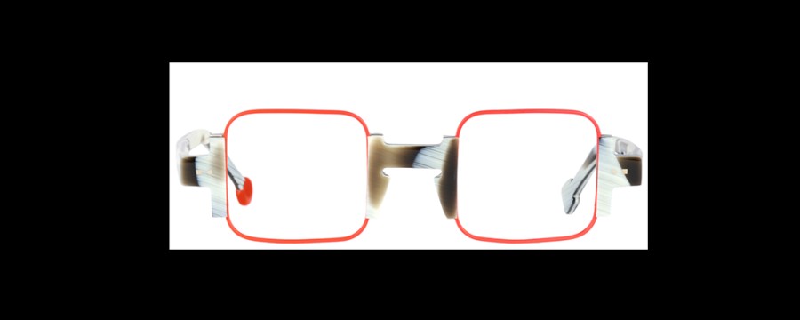 Eyeglasses Sabine Be | Sabine Be 'Be Square' In Horn/Red