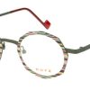 Eyeglasses Dutz Eyewear | Dutz Dz847-55 In Green/Coral-Red