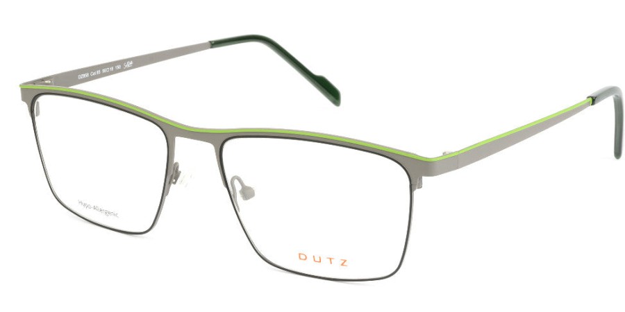 Eyeglasses Dutz Eyewear | Dutz Dz858-85 In Gunmetal/Lime