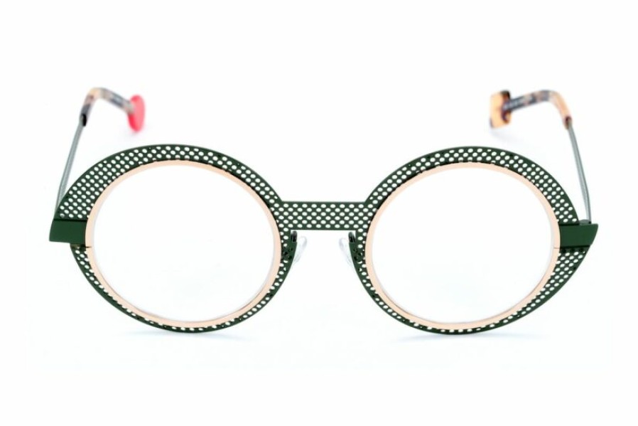 Eyeglasses Sabine Be | Sabine Be ' Be Val De Loire Hole' In Green/Gold