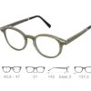 Eyeglasses Gold and Wood | Gold And Wood 'Ran 01.62' In Green