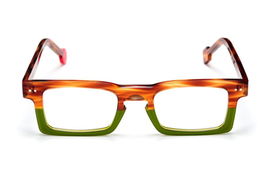 Eyeglasses Sabine Be | Sabine Be 'Be Geek' In 193 Green/Brown