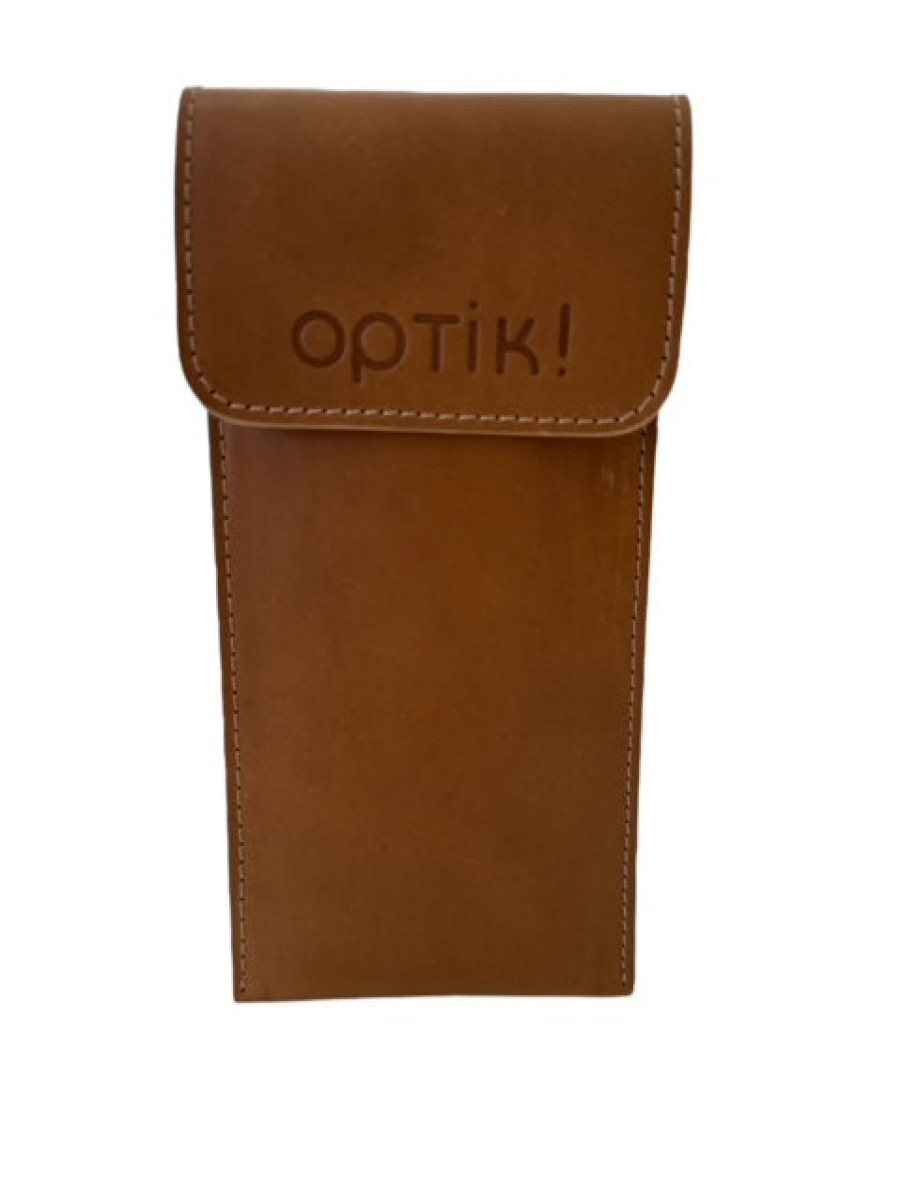 Accessories OPTIK! case | Optk! Case Flat In Brown Leather