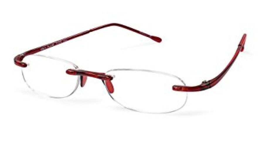 Accessories Scojo | Scojo Gel Readers In Flame Red +2.25