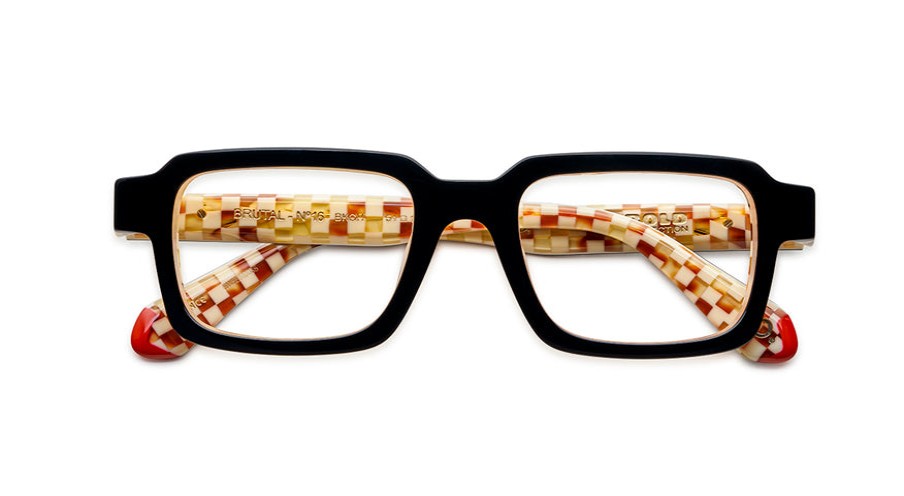 Eyeglasses Etnia Barcelona | Etnia Barcelona 'Brutal No 16' In Black/Check/Bkch