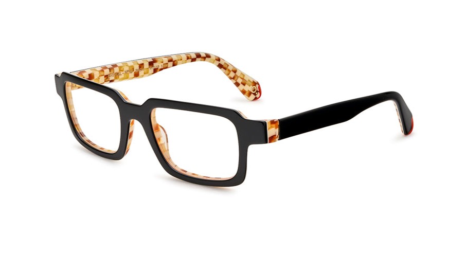 Eyeglasses Etnia Barcelona | Etnia Barcelona 'Brutal No 16' In Black/Check/Bkch