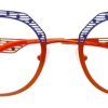 Eyeglasses Lafont | Lafont 'Manon' In Orange/Purple/3743